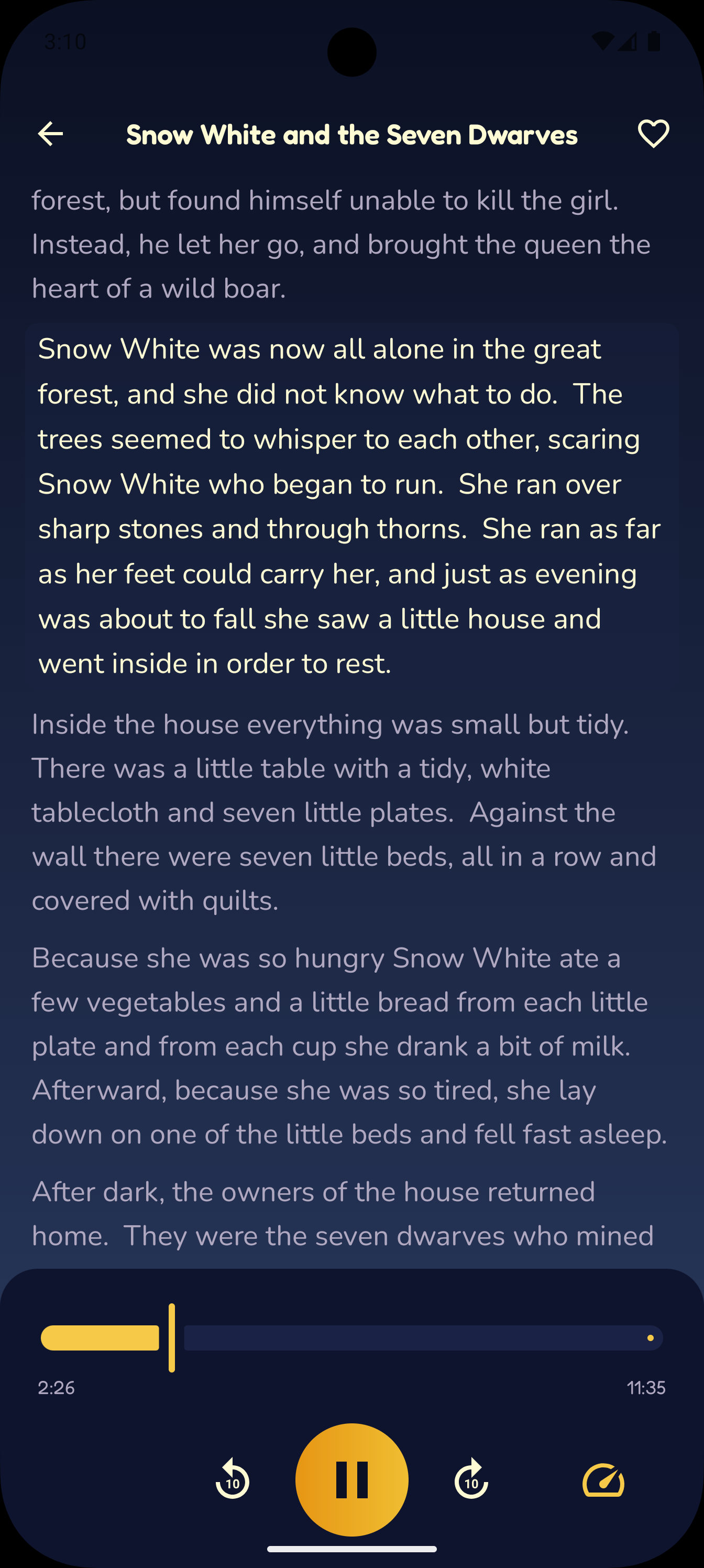 Story categories and list view